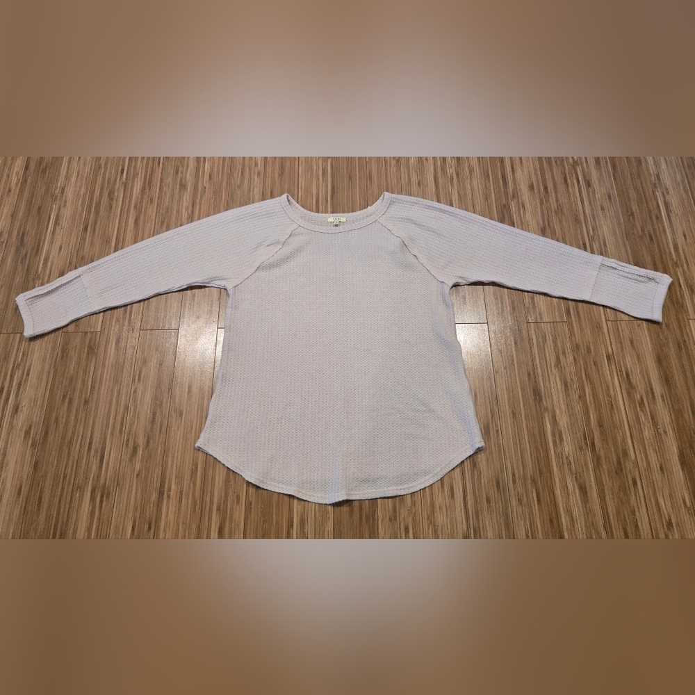NWOT Kori Light Pink Long Sleeve Top